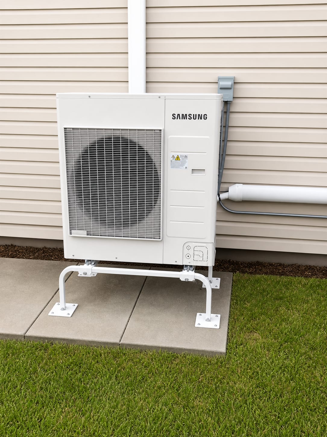 IGS dual Samsung heat pump install — Bainbridge NY